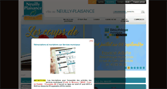 Desktop Screenshot of mairie-neuillyplaisance.com